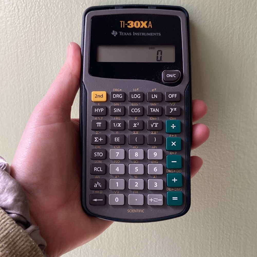 TI-30XA Calculator